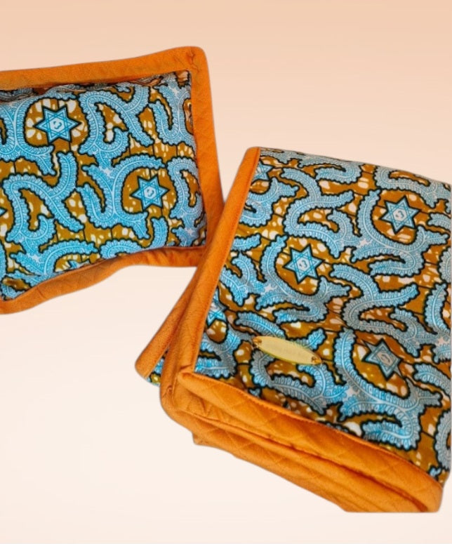 African waxprint/Baby Stroller Set (995 kr)