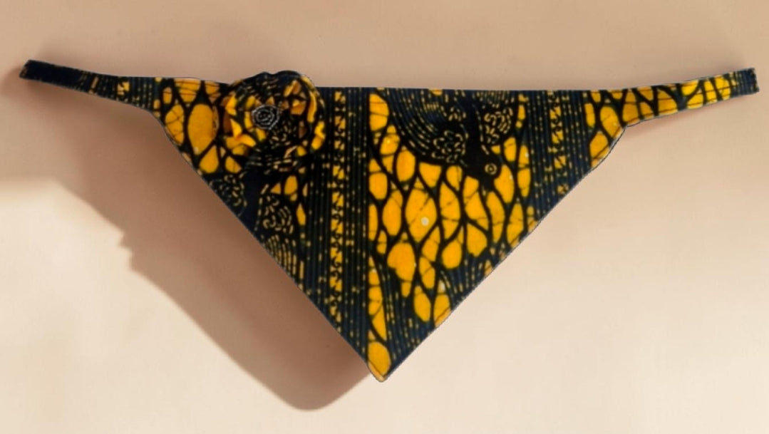 African waxprint Baby Pearl Dress & Headband Set(399kr)