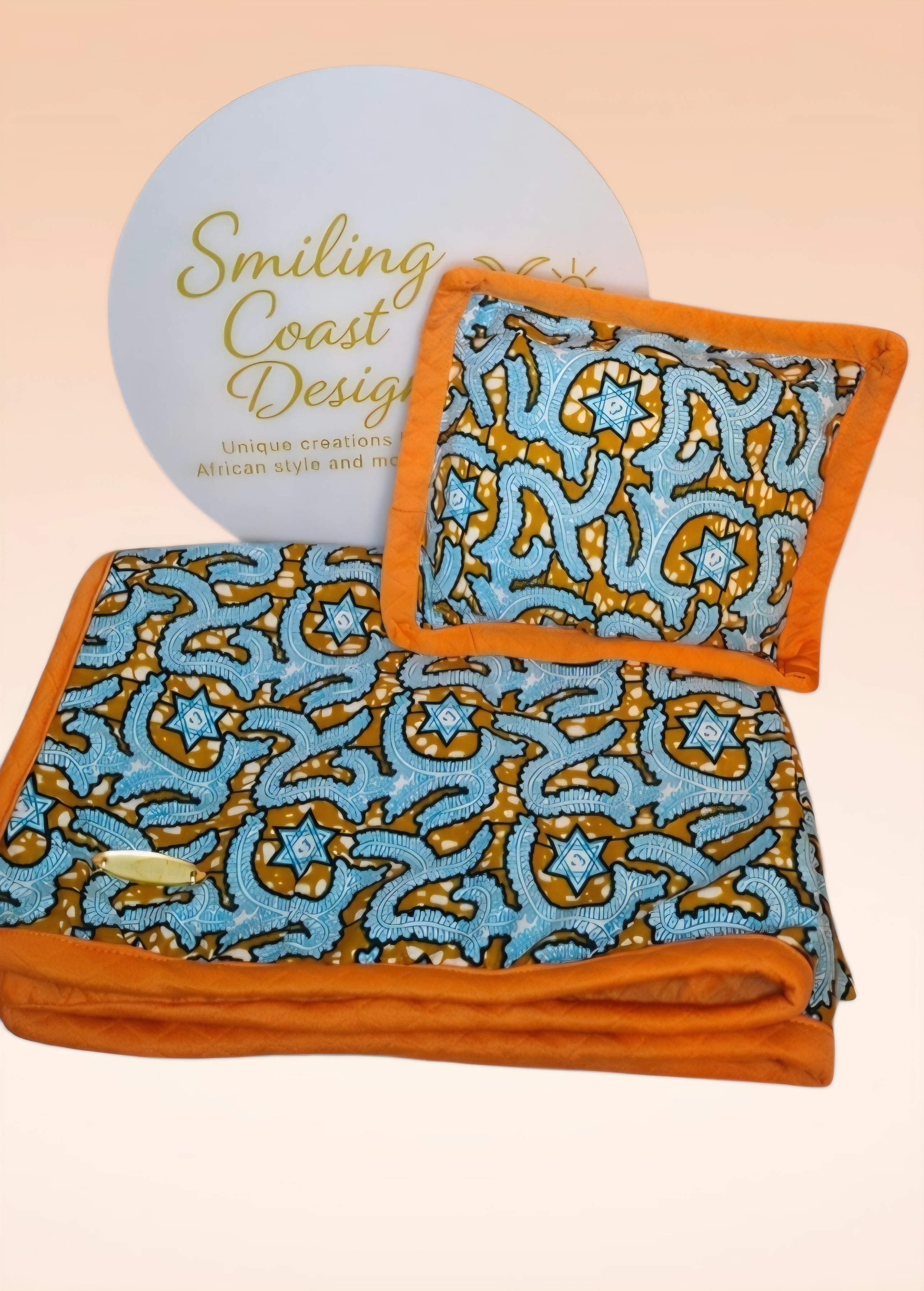African waxprint/Baby Stroller Set (995 kr)