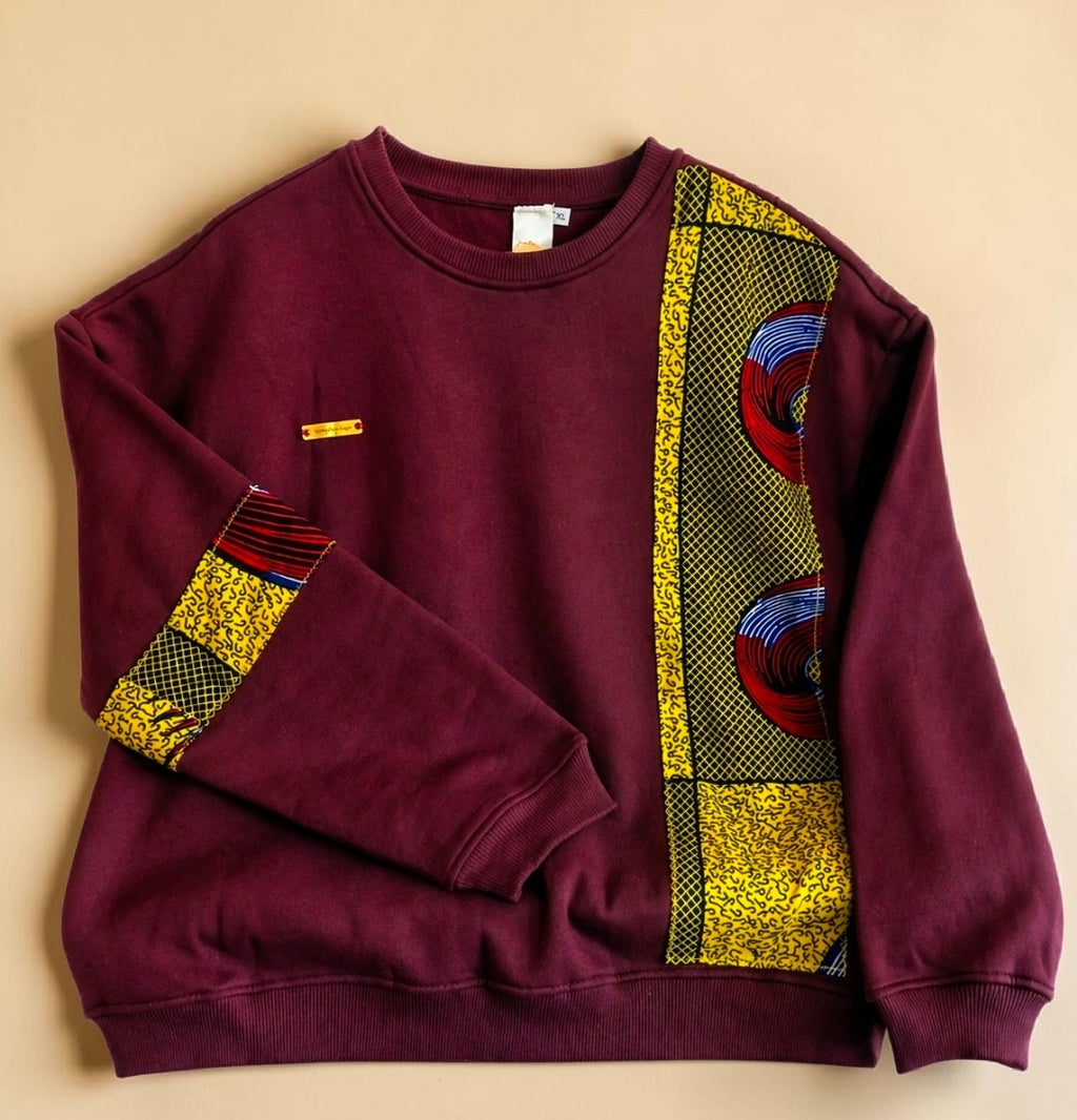 African waxprint Sweatshirt Size XL (895 kr)